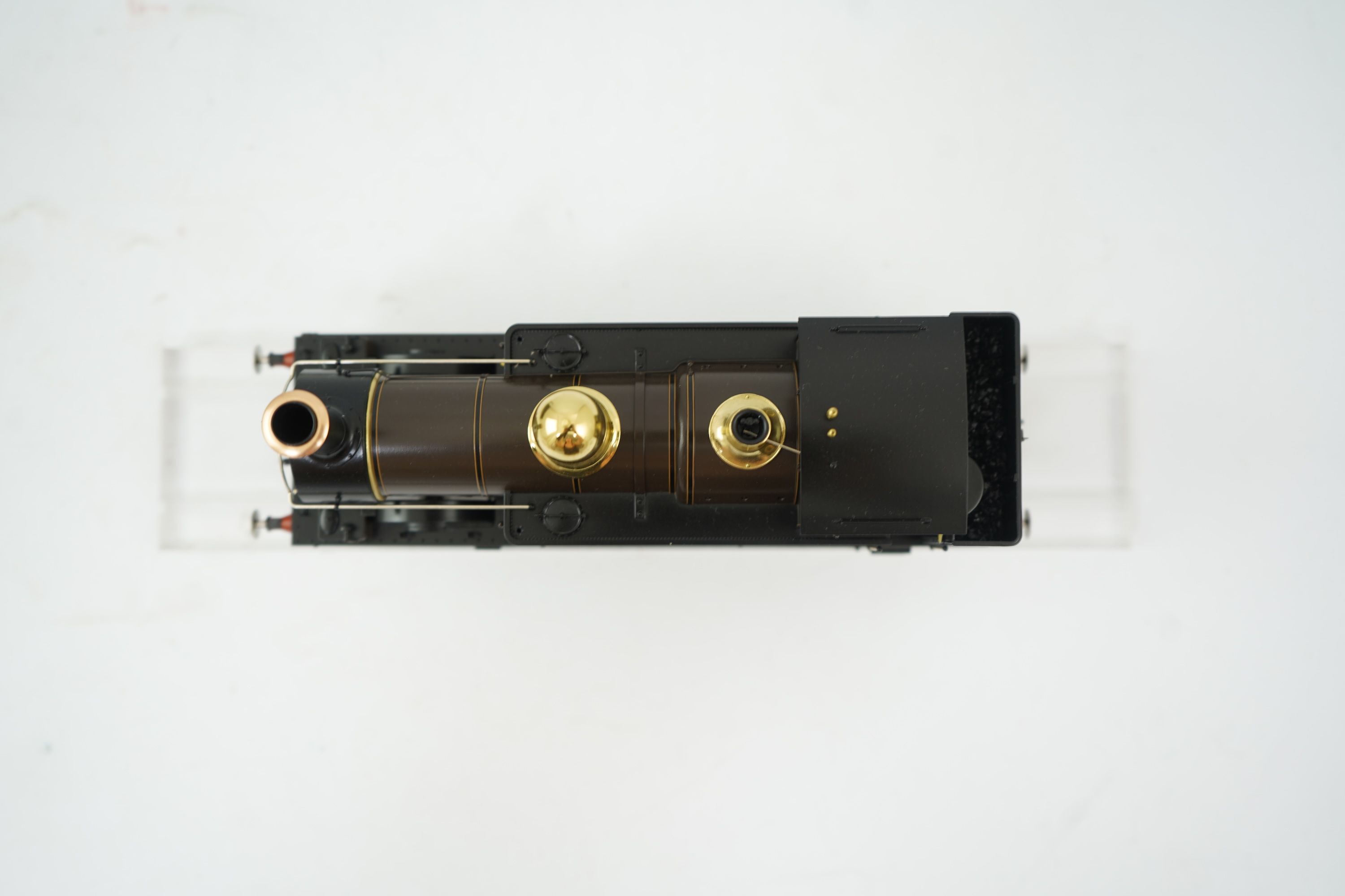 An 0 gauge Lee Marsh Models model of GWR 517 Class, 1157, 0-4-2T locomotive, powered for two rail operation, with original box.
